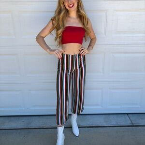 Striped Multicolor Women's Pants